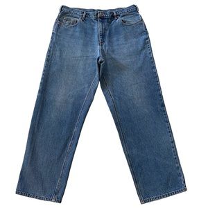 SOREL Men’s 38 x 32 Workwear Straight Leg Medium Wash Jeans - Cotton